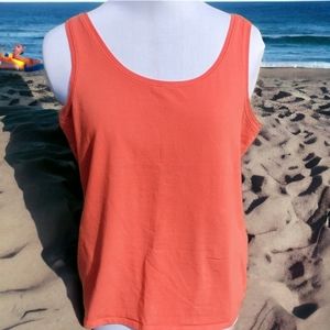 Thick strap Tank top sz XL orange